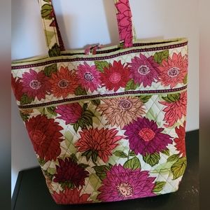 Vera Bradley Hello Dahlia Shoulder Tote Bag